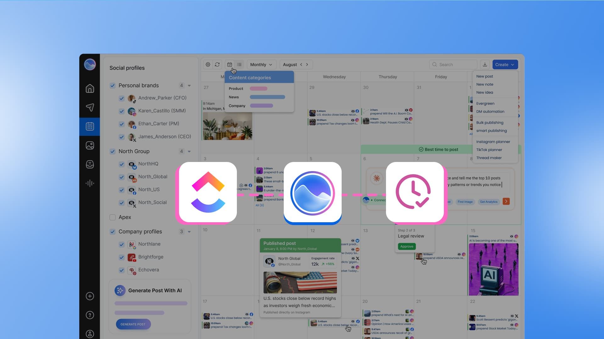 How ClickUp Cut Scheduling Time by 70% with Vista Social How ClickUp Cut Scheduling Time by 70% with Vista Social