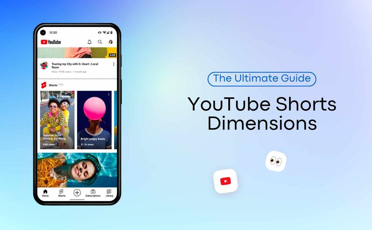Youtube shorts dimensions