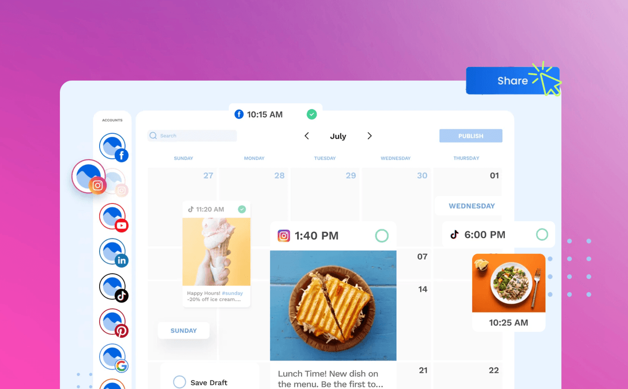 Shared Calendar: The Ultimate Social Media Content Planner