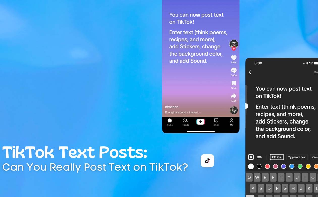 TikTok Text Posts- Can You Really Post Text on TikTok?