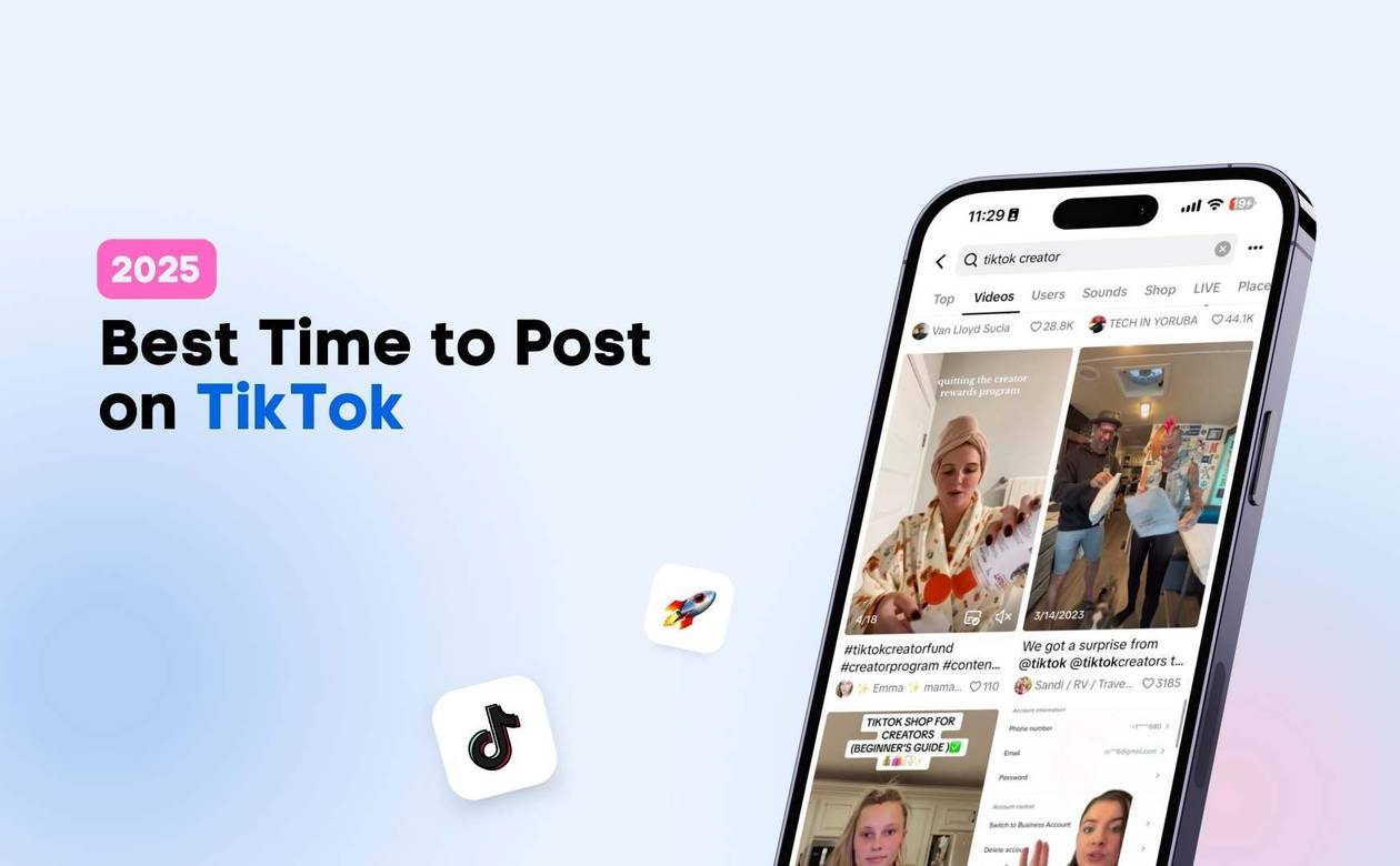 Best time to post on tiktok