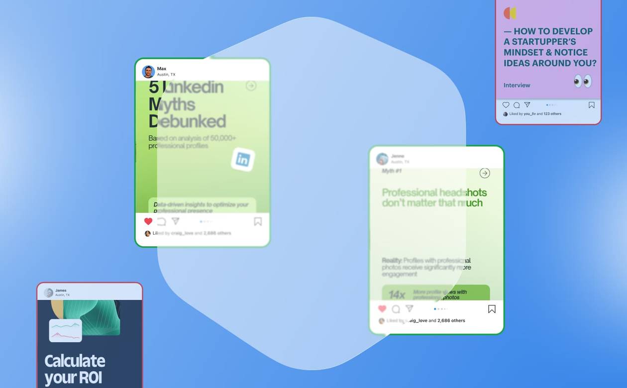 An illustration of a brand safety shield overtop social media posts.