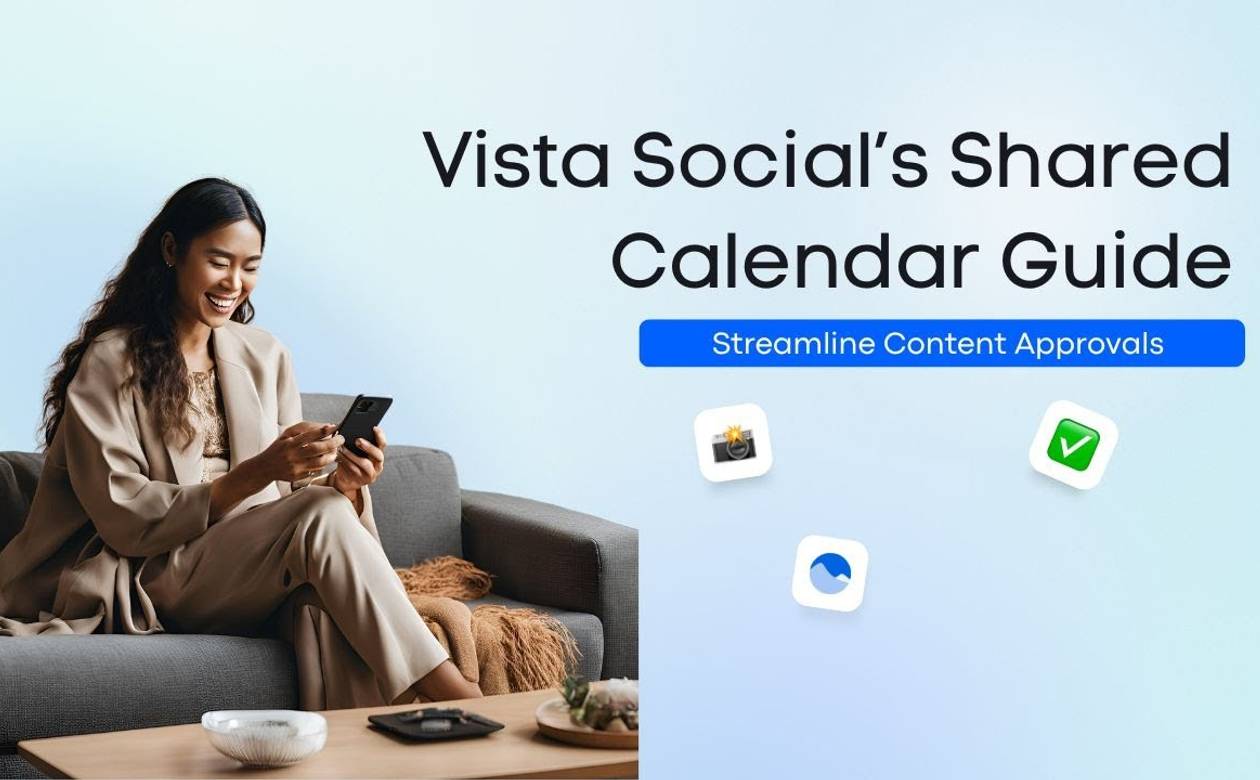 Streamline Content Approvals: Vista Social’s Shared Calendar Guide