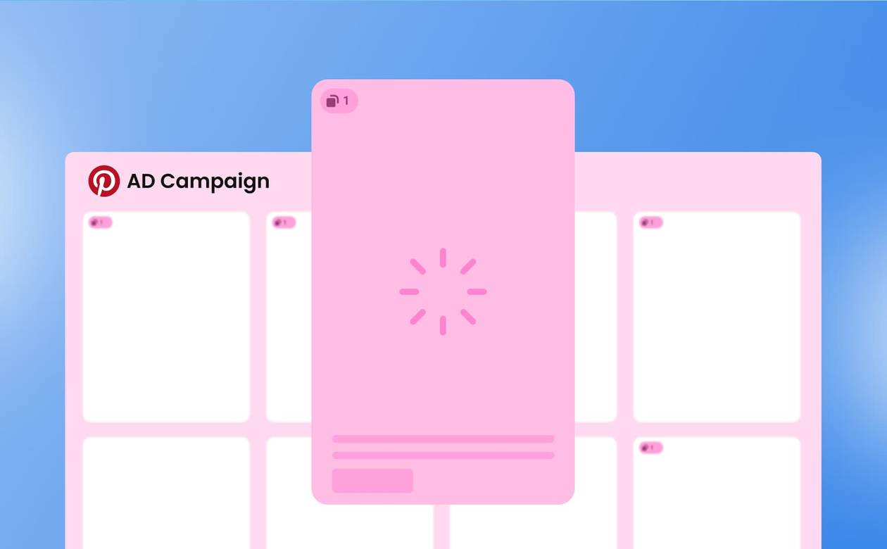 An illustration showcasing a Pinterest ad that stands out on the feed.