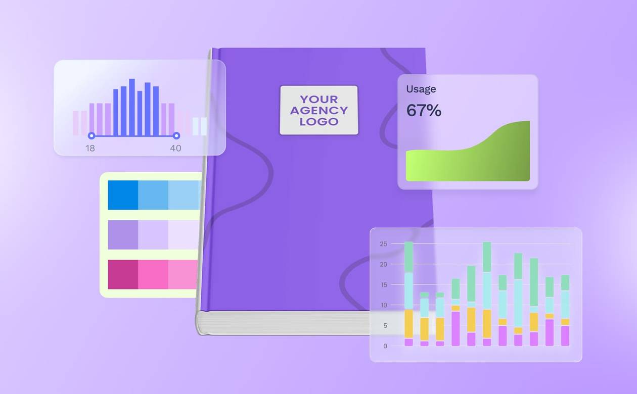 An illustration of a white label report.
