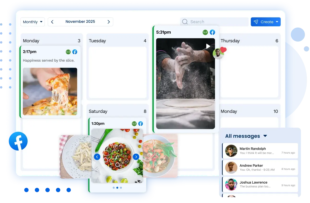 Facebook management tools for business