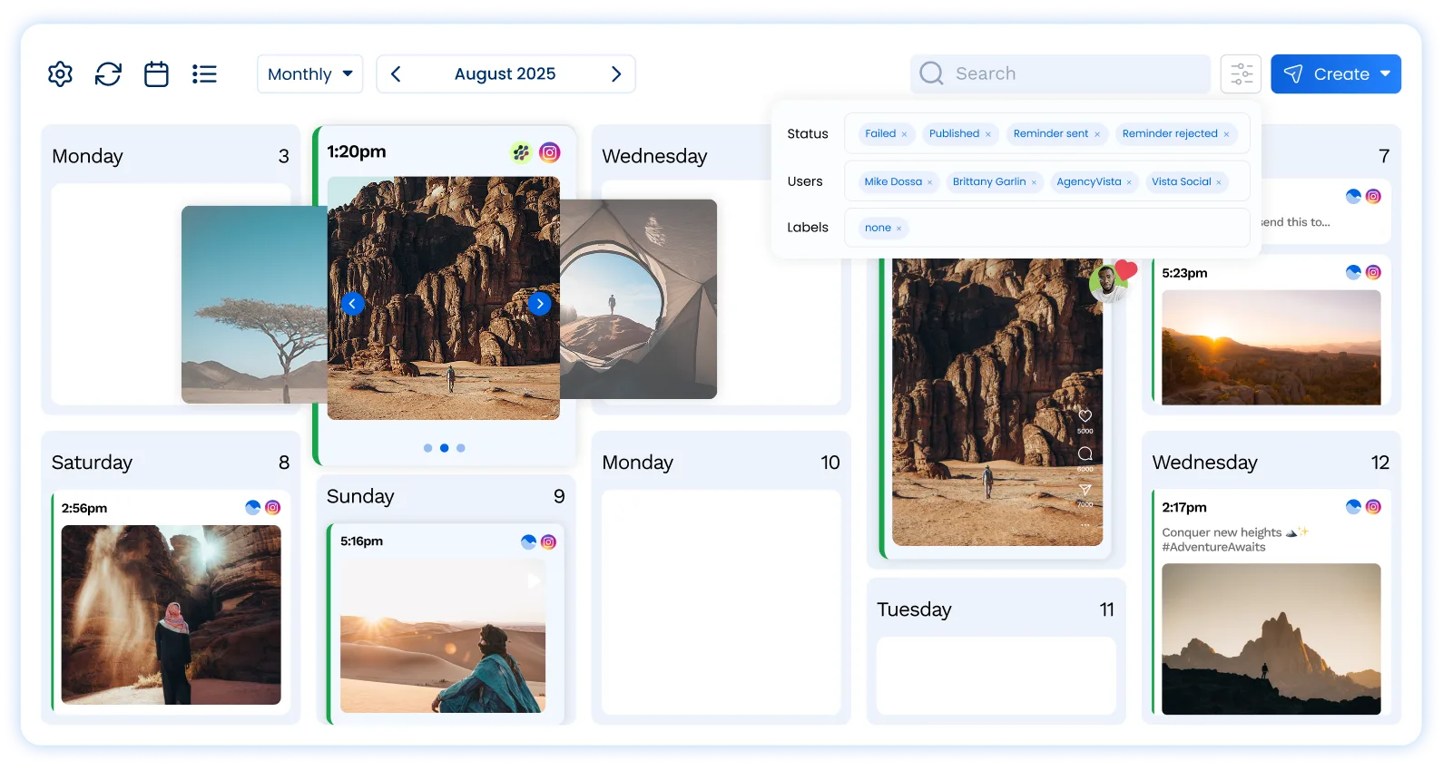 Take advantage of Instagram planning tools