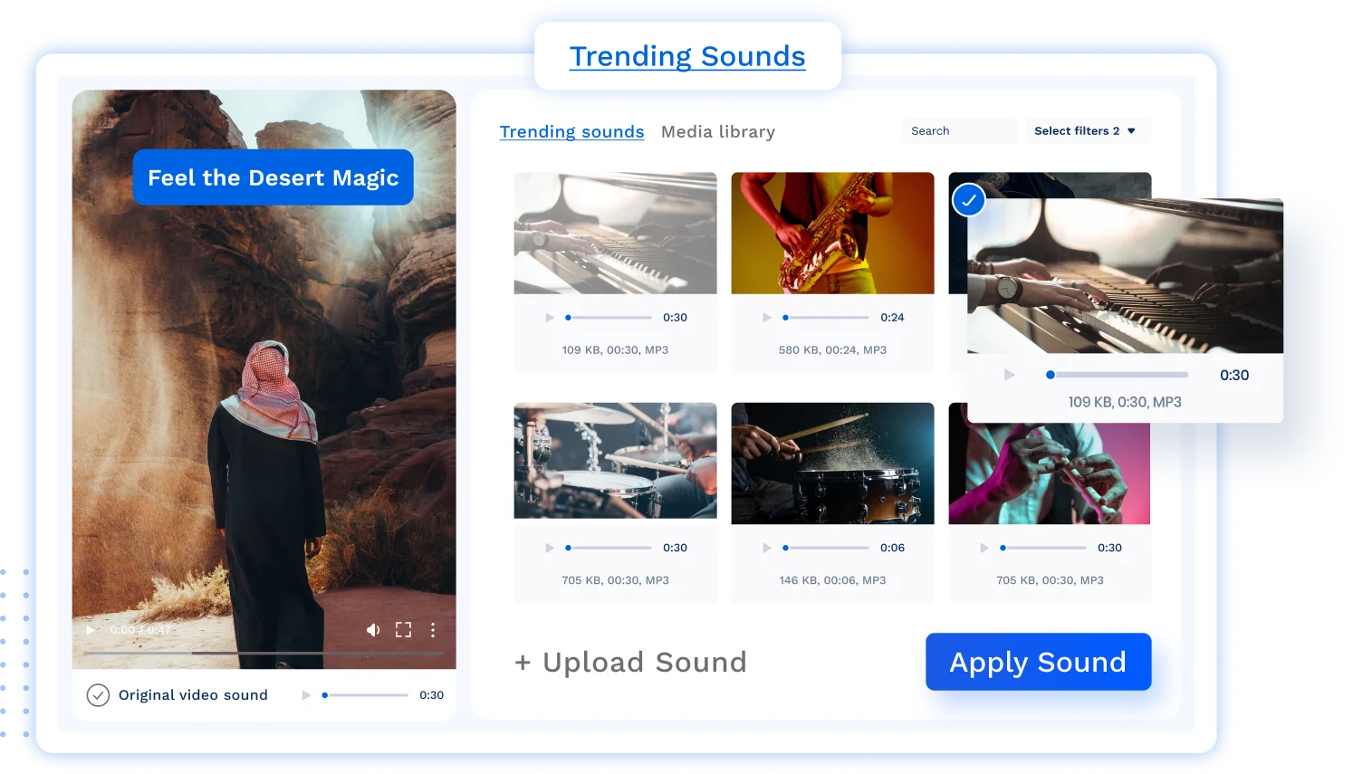 Easily add trending audio to your Instagram Reels