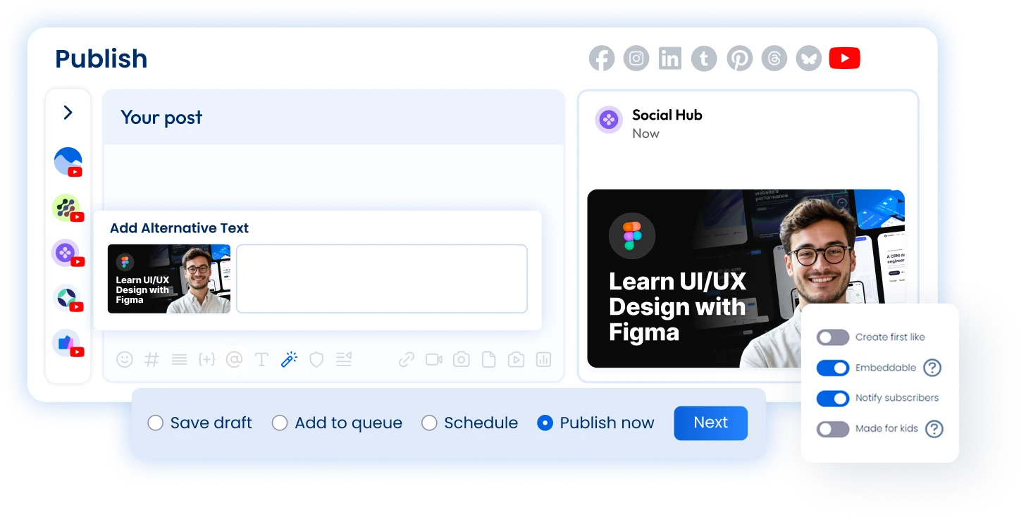 Everything you need for YouTube management